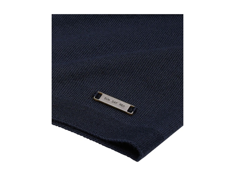 Sun Day Red x Tiger Woods 3D Knit Cashmere Crew Navy