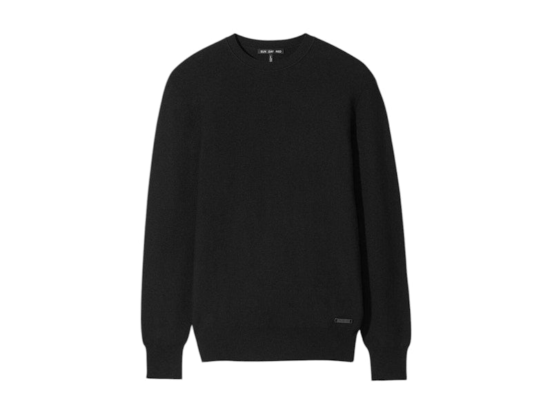 Sun Day Red x Tiger Woods 3D Knit Lightweight Crew Black