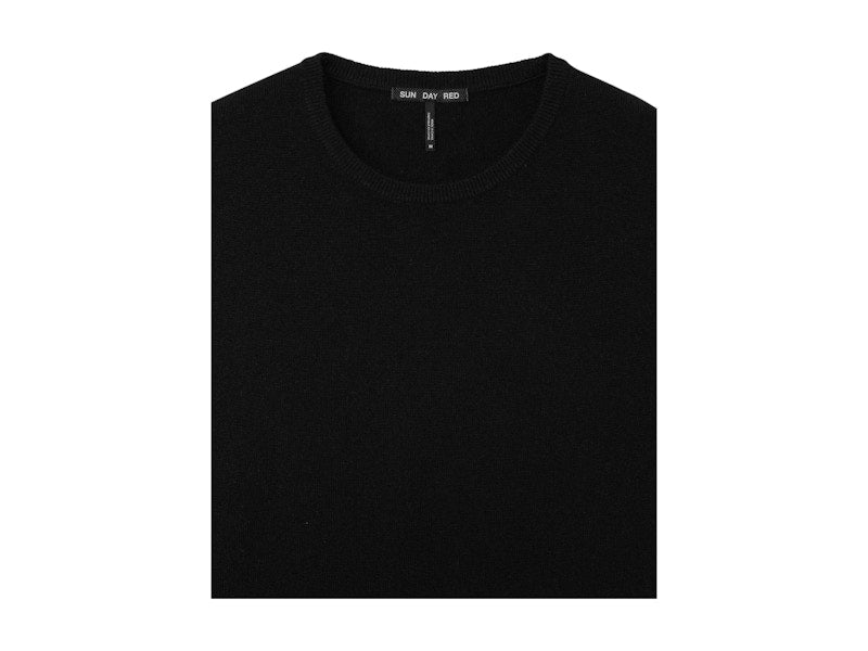 Sun Day Red x Tiger Woods 3D Tour Cashmere Crew Black