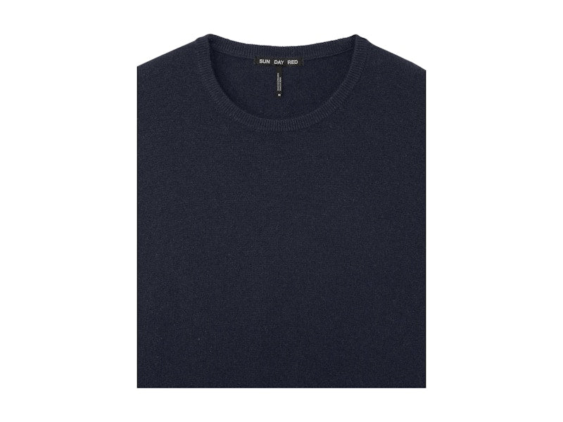 Sun Day Red x Tiger Woods 3D Tour Cashmere Crew Navy