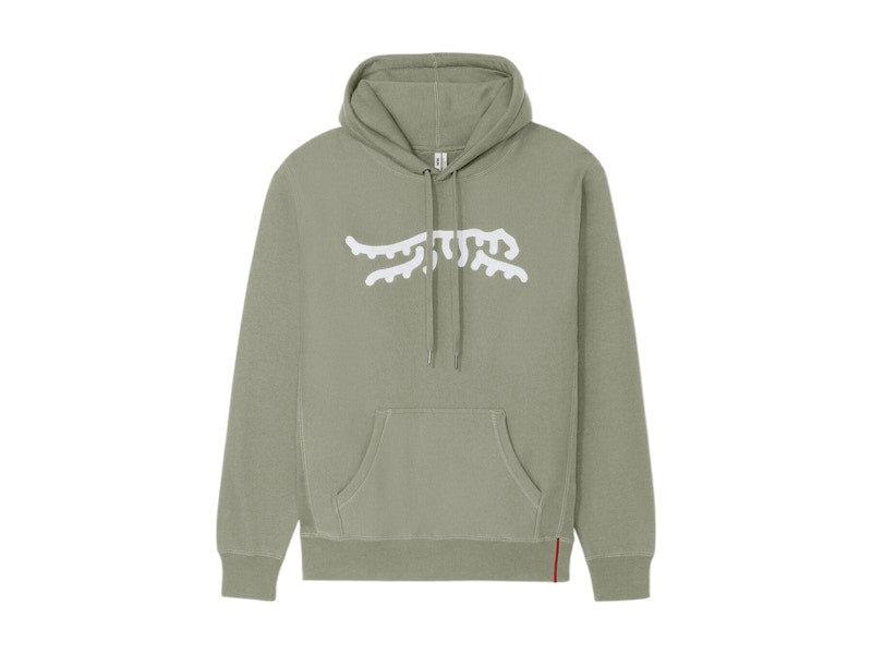 Sun Day Red x Tiger Woods Luare Chain Stitch Hoodie Olive/Cream