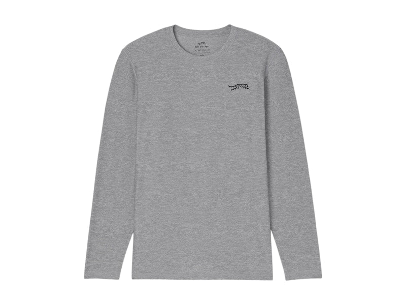 Sun Day Red x Tiger Woods Performance Long Sleeve Tech Tee Heather Grey