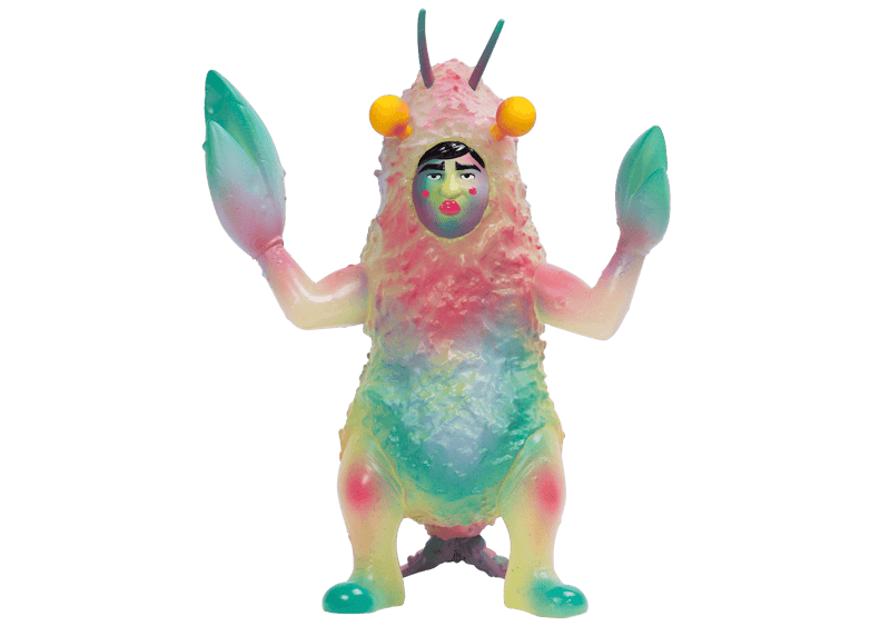Super Kaiju Corps Mighty Jaxx Tempura-San (Radioactive) Figure