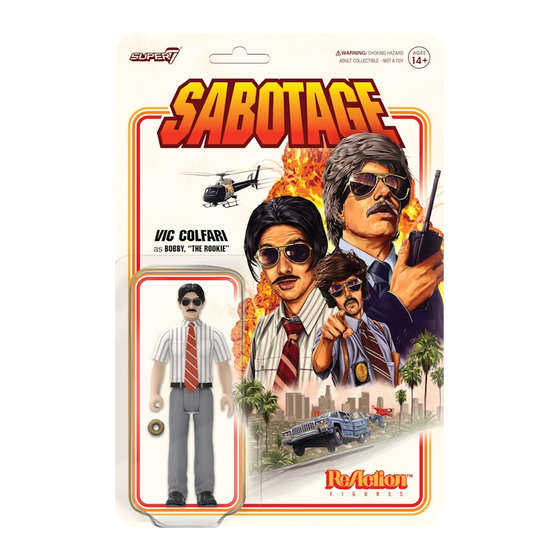 Super7 Beastie Boys Sabatoge Vic Colfari as Bobby "The Rookie" Action Figure
