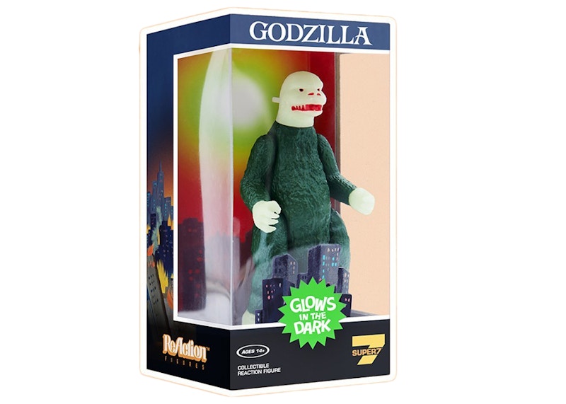 Super7 Glow-in-the-Dark Shogun Godzilla ReAction 3.75” Action Figure 5-Pack