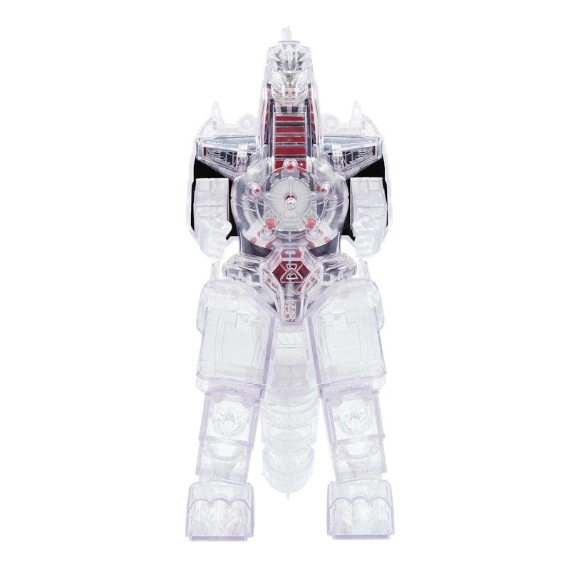 Super7 Mighty Morphin Power Rangers Super Cyborg Dragonzord Action Figure Clear