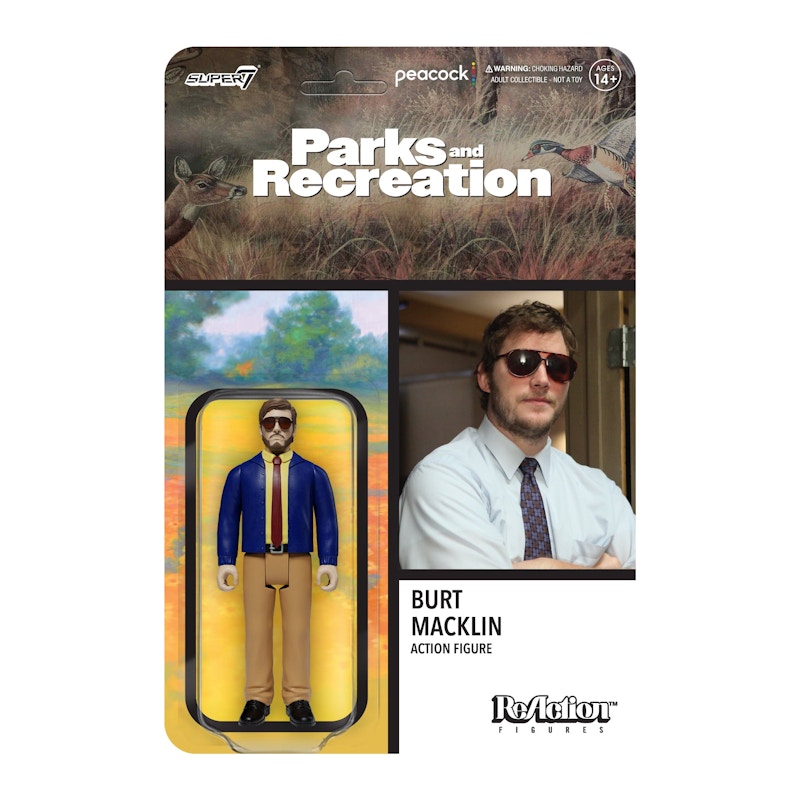 Super7 Parks and Recreation Burt Macklin Action Figure