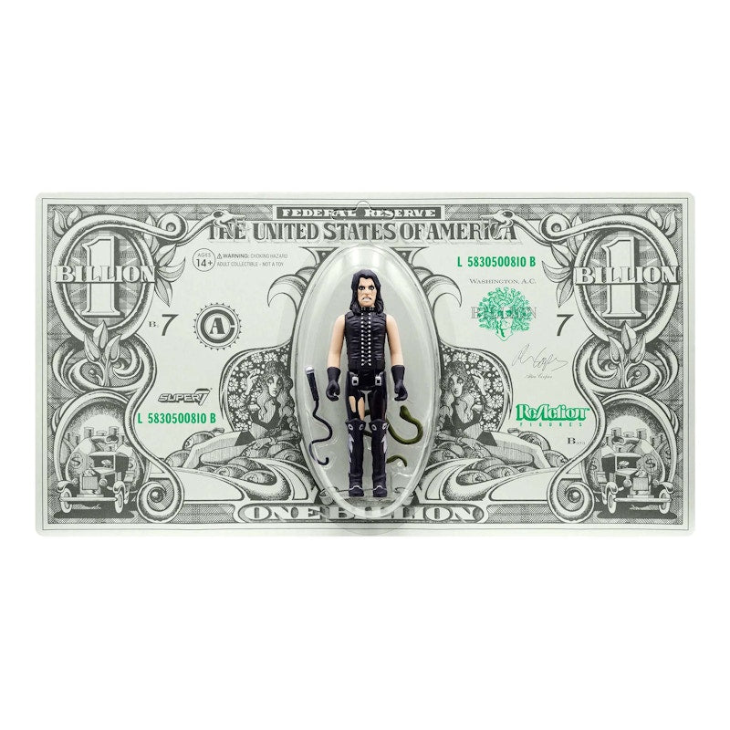 Super7 Reaction Figure Billion Dollar Babies Alice Cooper Action Figure
