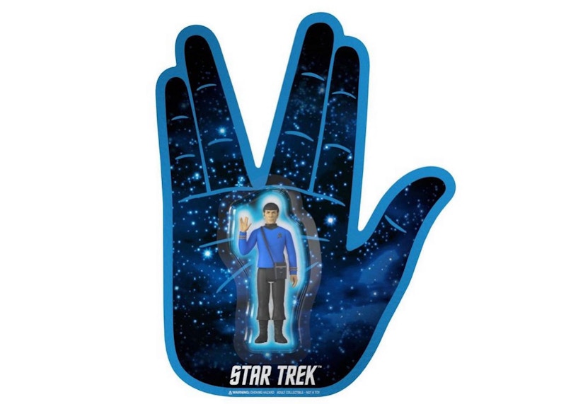 Super7 Star Trek Reaction Spock Target Exclusive Action Figure Blue