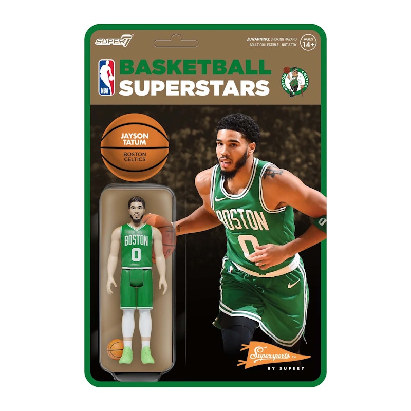 Super7 Supersports NBA Boston Celtics Jayson Tatum Action Figure Green