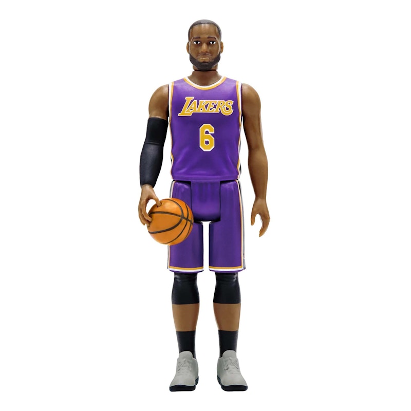 Super7 Supersports NBA Los Angeles Lakers Lebron James Action Figure Purple