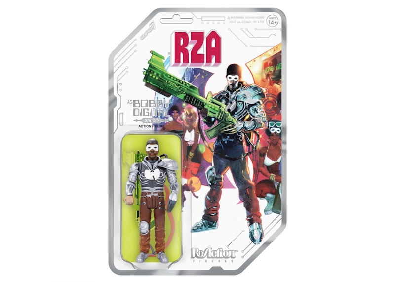 Super7 Wu Tang Clan RZA Bobby Digital Reaction Action Figure