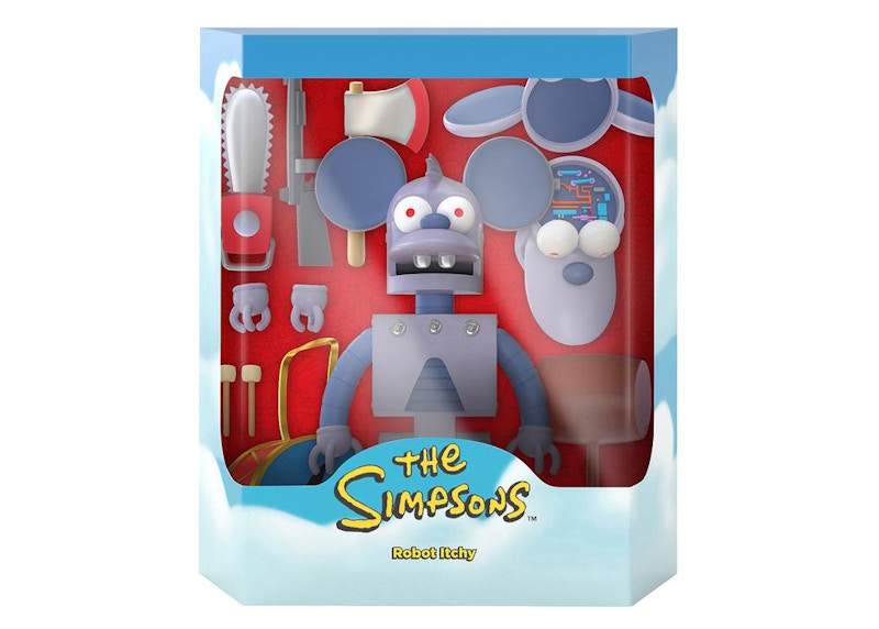 Super7 x The Simpsons ULTIMATES! Wave 1- Robot Itchy Action Figure