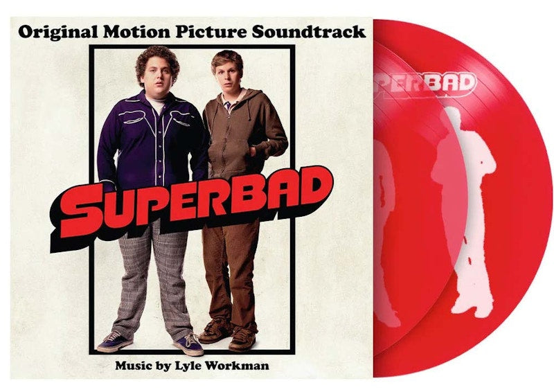 Superbad Original Motion Picture Soundtrack 2XLP Vinyl (LE 300) Transparent Red (Screen Printed Side D)