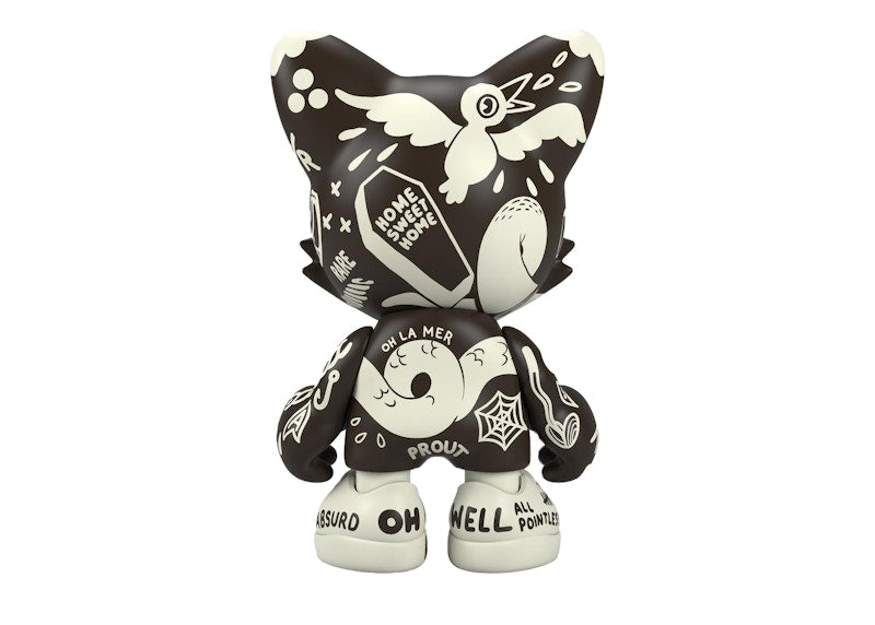 Superplastic Oh-No Blackout Uberjanky 15" by McBess Figure Black/Cream