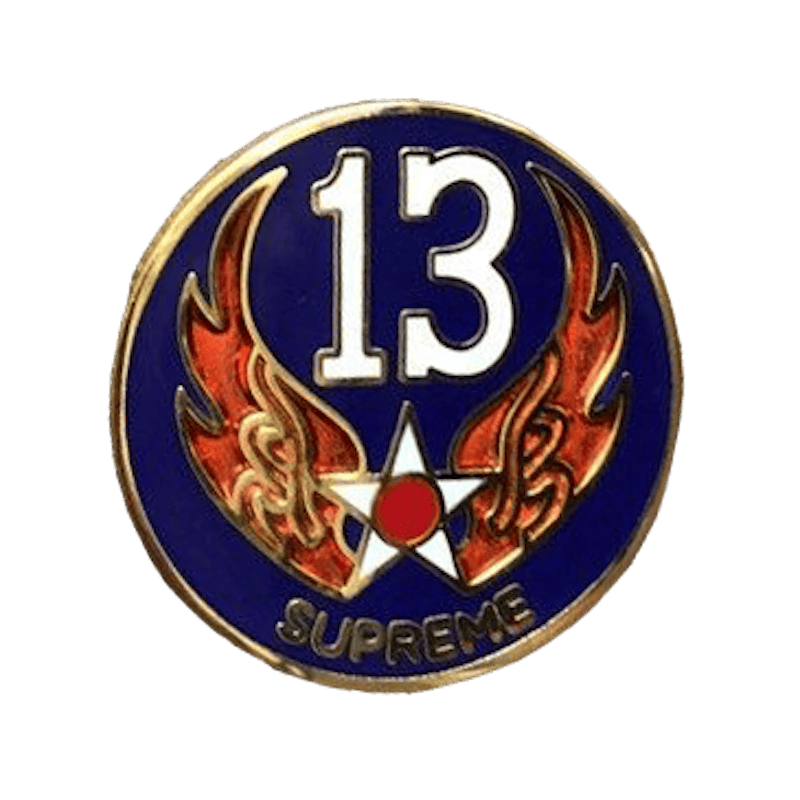 Supreme 13 Pin (Utility Jacket SS13) Gold