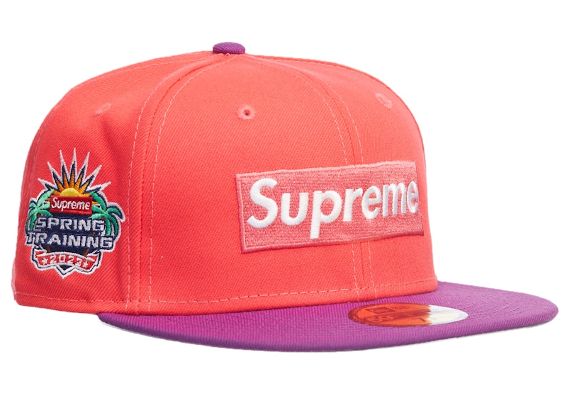 Supreme 2-Tone Box Logo New Era Coral