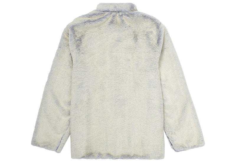 Supreme 2-Tone Faux Fur Shop Coat Lilac
