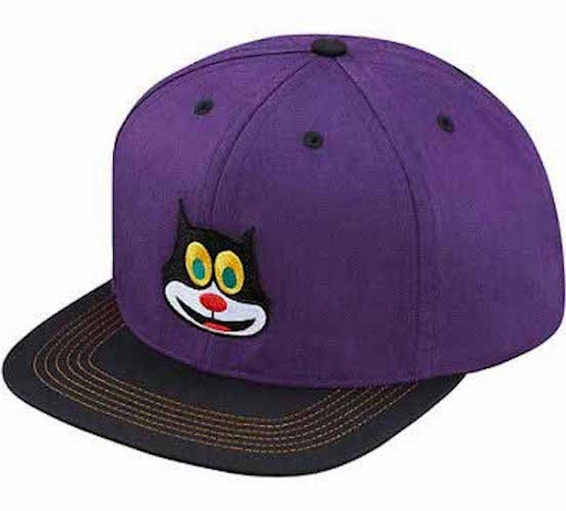 Supreme 2 Tone Mad Cat 5 Panel Cap Purple