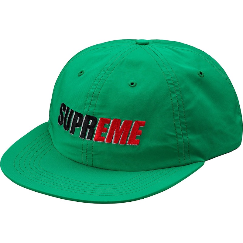 Supreme 2-Tone Nylon 6-Panel Green