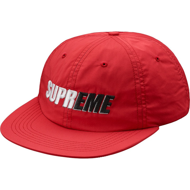 Supreme 2-Tone Nylon 6-Panel Red
