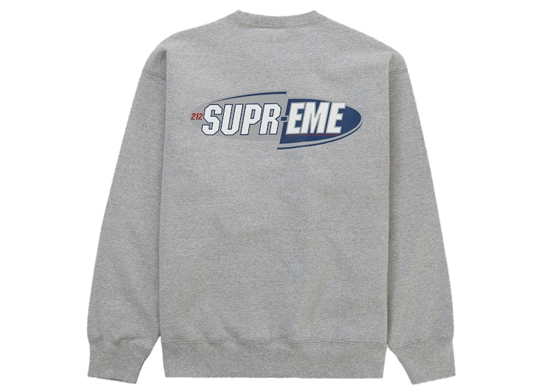 Supreme 212 Crewneck Heather Grey