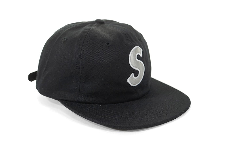 Supreme 3M Reflective S Logo 6 Panel Black