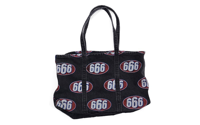 Supreme 666 Denim Tote Black