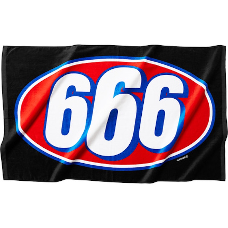 Supreme 666 Towel Black