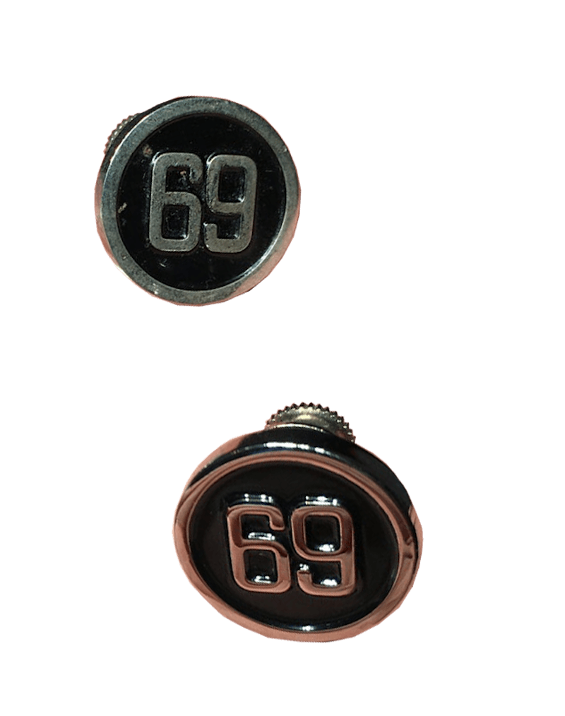 Supreme 69 Pin (Schott SS13) Silver