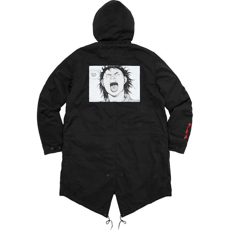 Supreme AKIRA Fishtail Parka Black