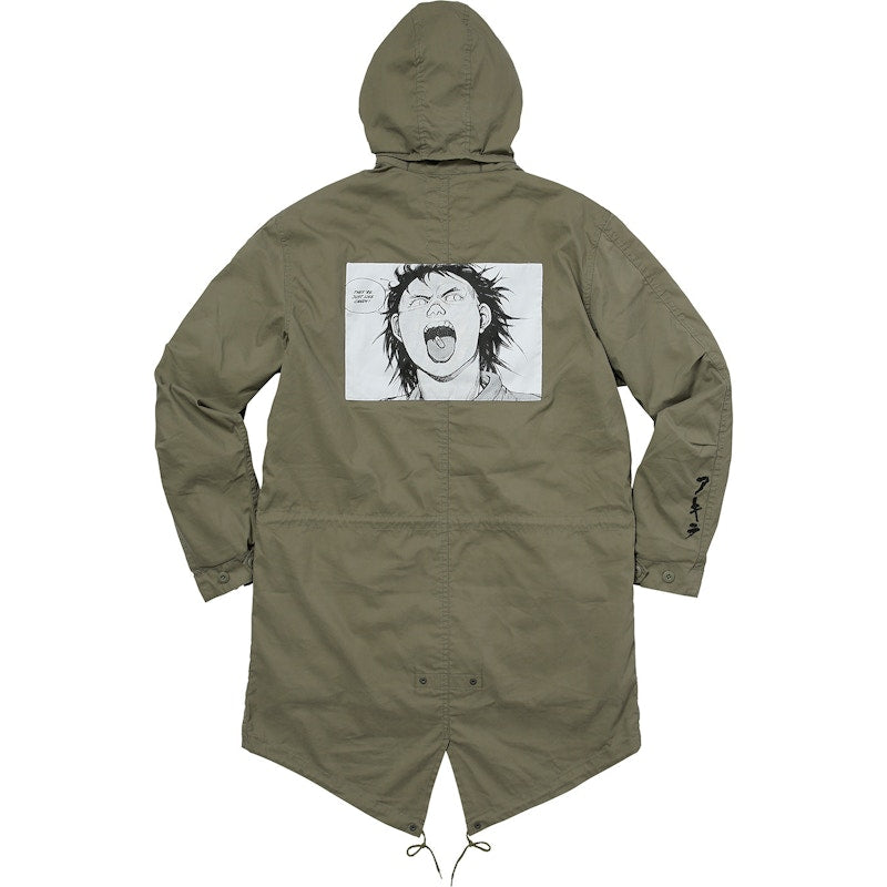 Supreme AKIRA Fishtail Parka Olive