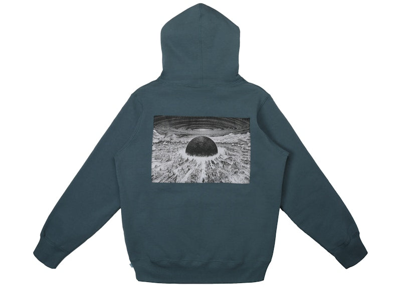 Supreme AKIRA Patches Hooded Sweatshirt Slate