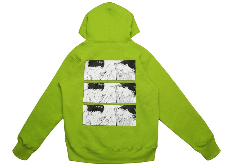 Supreme AKIRA Syringe Zip Up Sweatshirt Lime