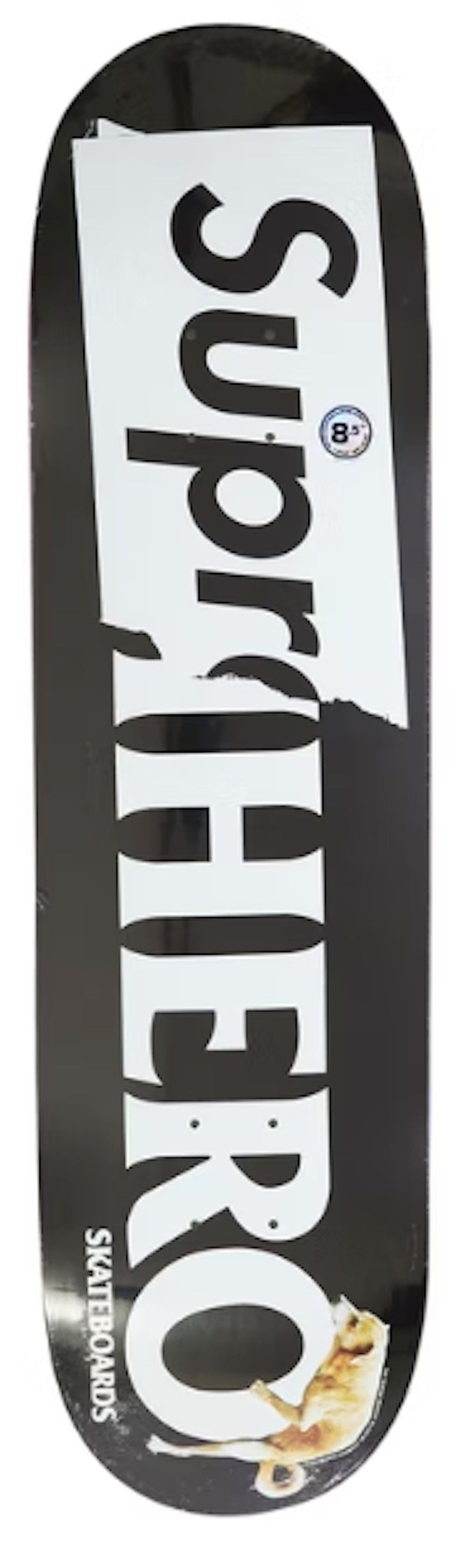 Supreme ANTIHERO Dog Skateboard Deck Black