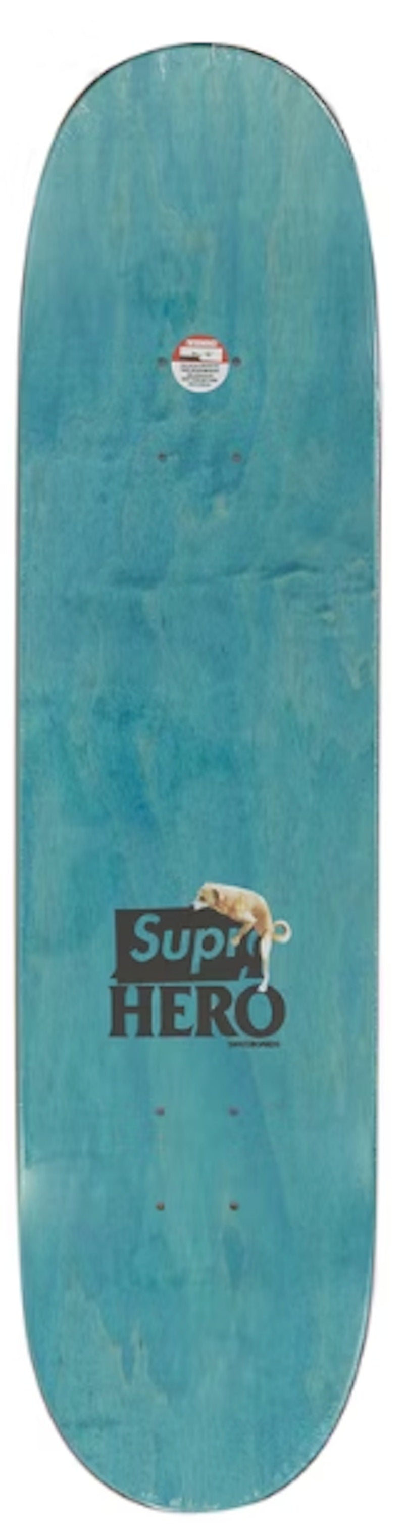 Supreme ANTIHERO Dog Skateboard Deck Brown