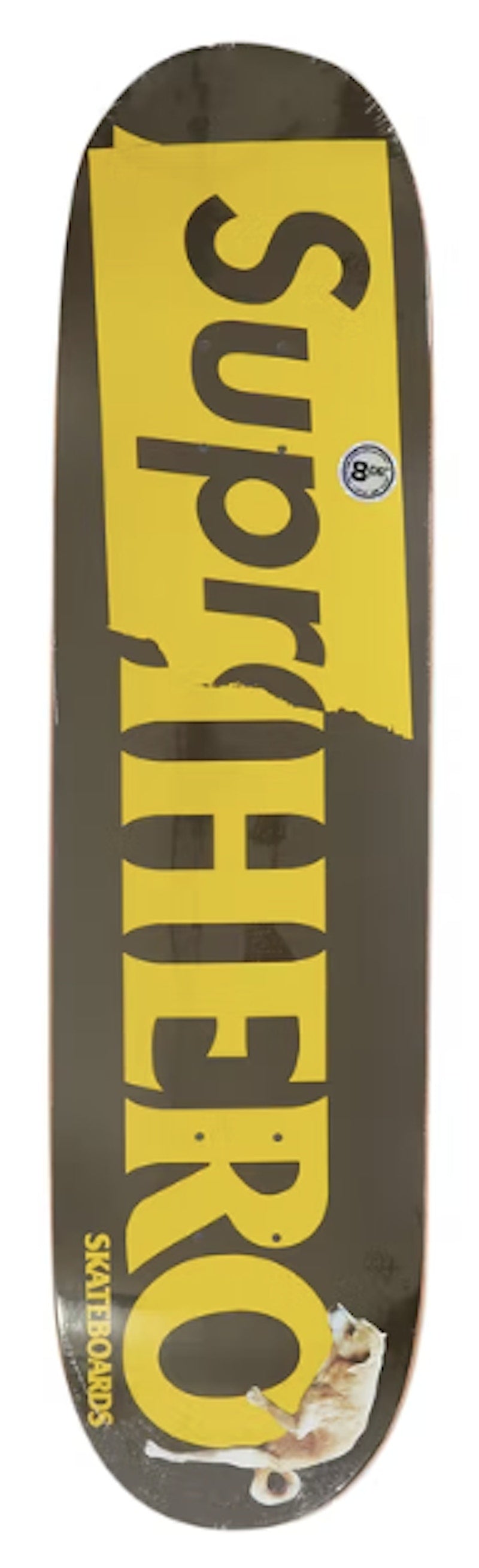 Supreme ANTIHERO Dog Skateboard Deck Brown