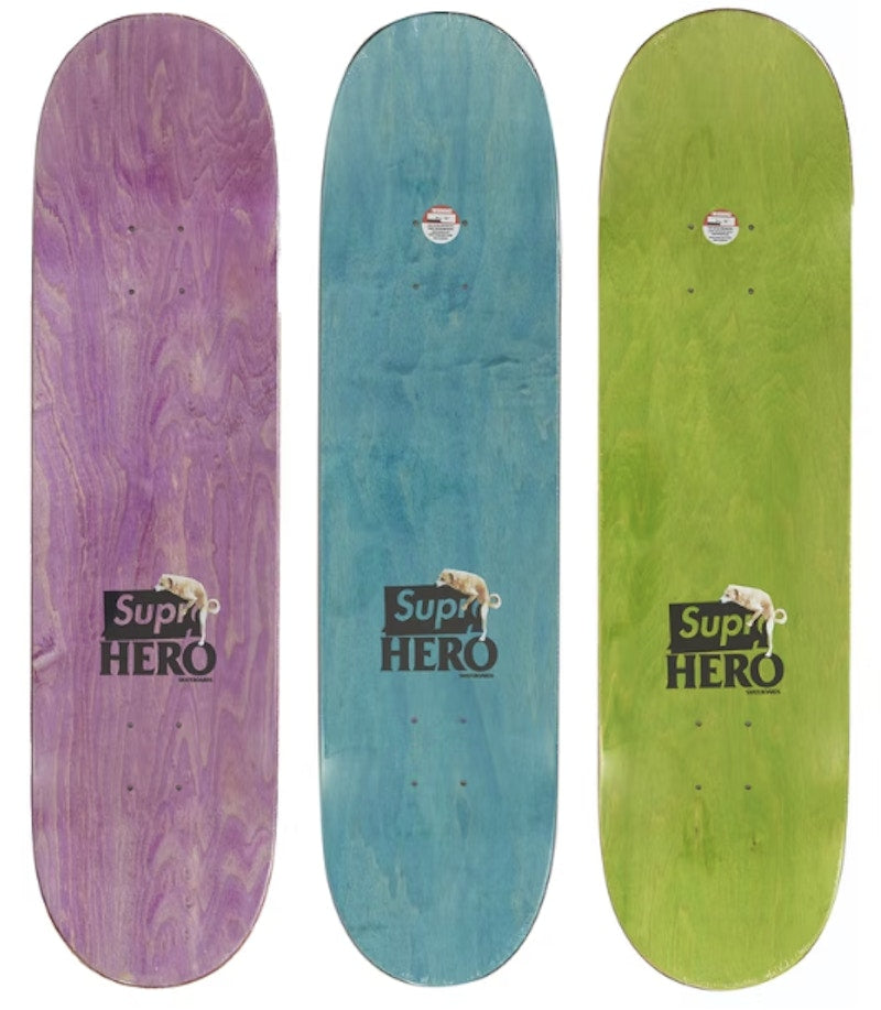 Supreme ANTIHERO Dog Skateboard Deck Set Multicolor