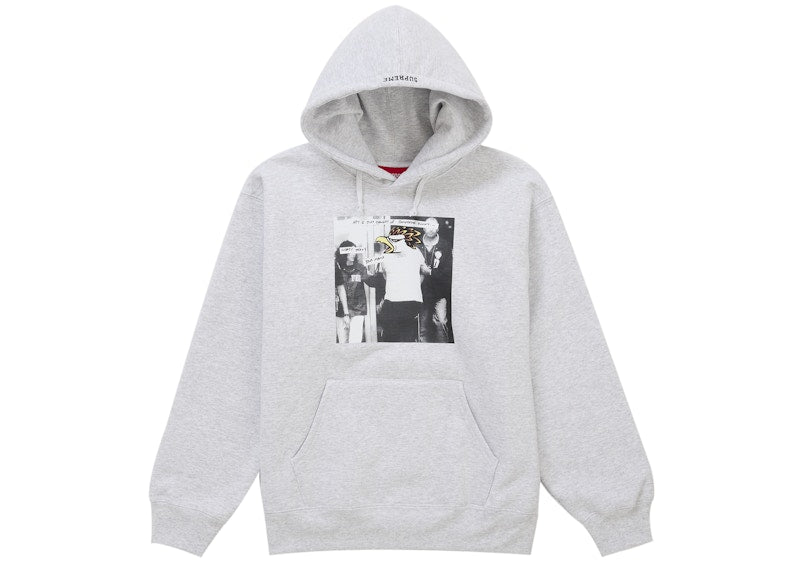 Supreme ANTIHERO Hooded Sweatshirt (FW25) Ash Grey