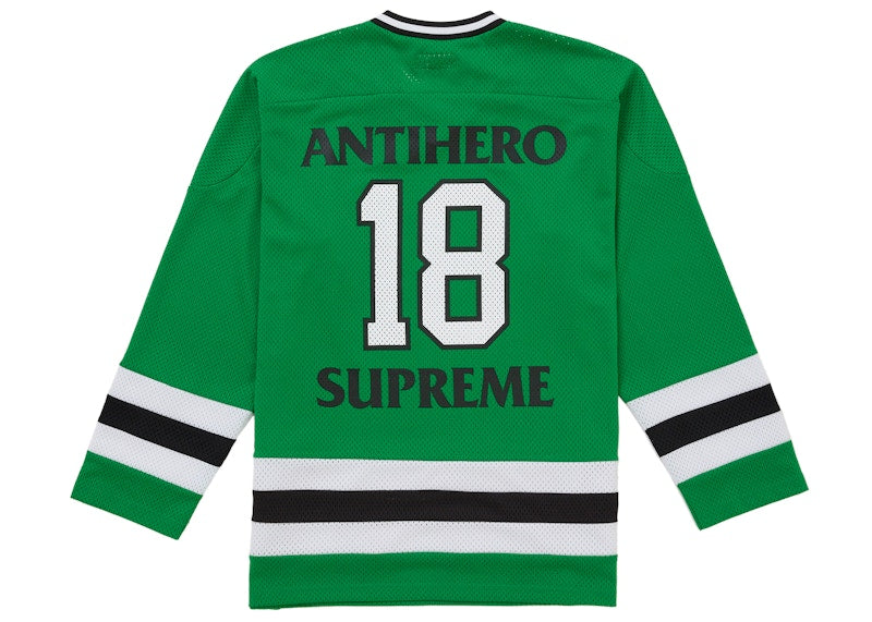 Supreme ANTIHERO Ozzy Hockey Jersey Green