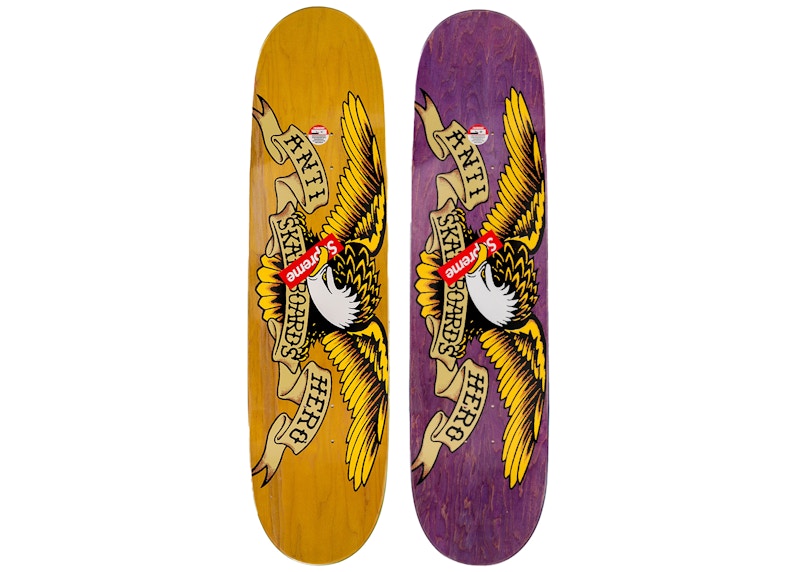 Supreme ANTIHERO Skateboard Deck Set