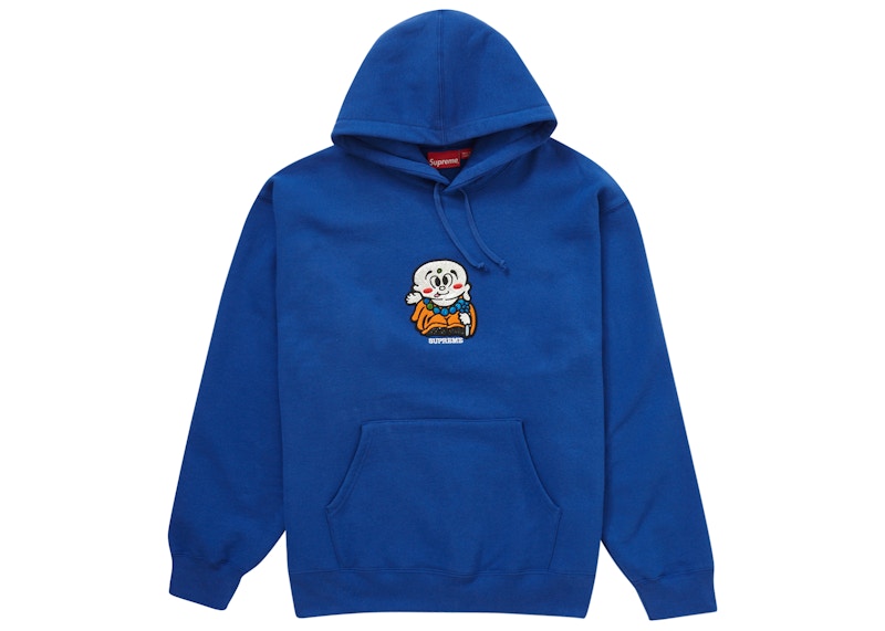 Supreme AOI Buddha Hooded Sweatshirt Royal