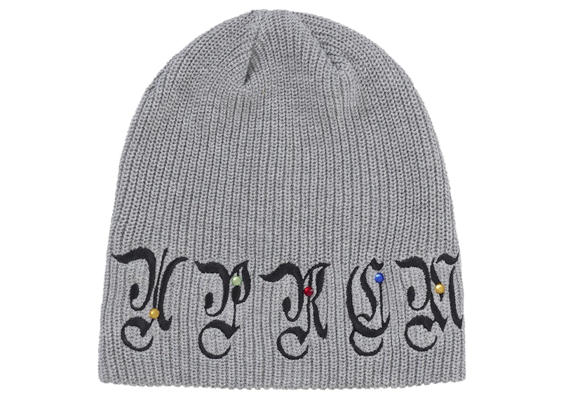 Supreme AOI Gems Beanie Heather Grey