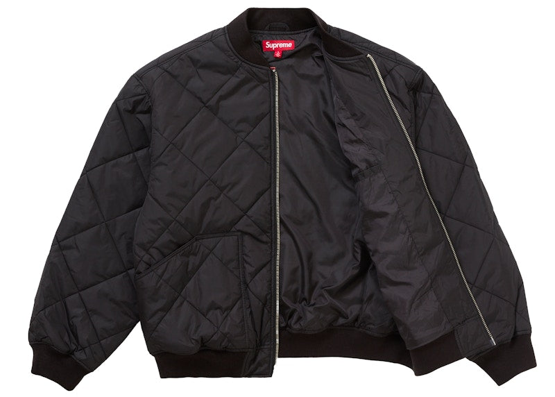 Supreme AOI Quilted Work Jacket Black