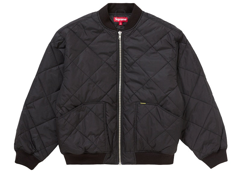 Supreme AOI Quilted Work Jacket Black