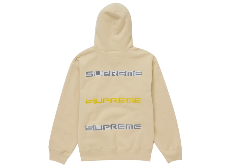 Supreme AOI Stacked Hooded Sweatshirt Dark Natural