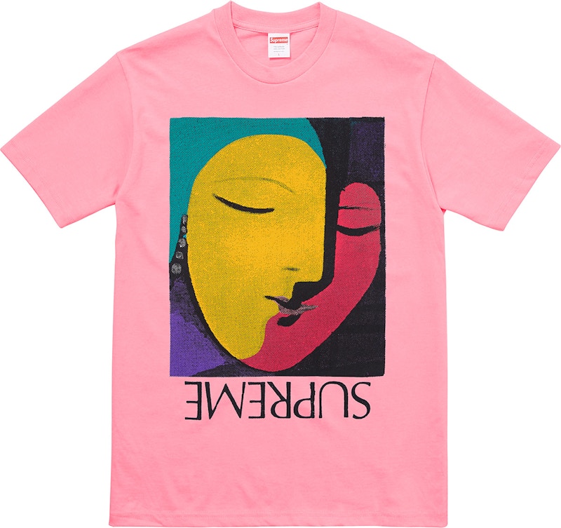 Supreme Abstract Tee Bright Coral
