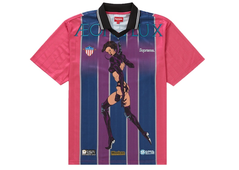 Supreme Aeon Flux Soccer Jersey Pink