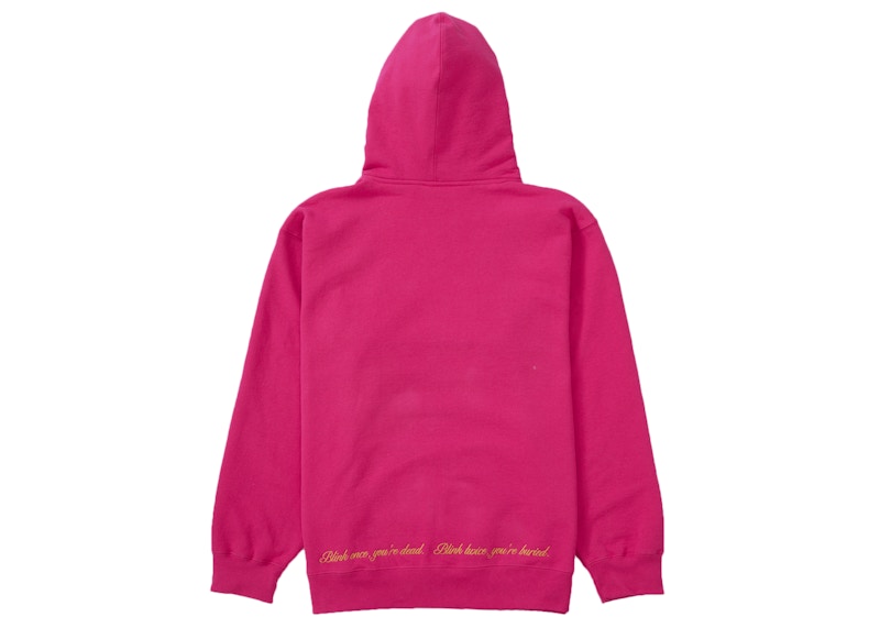 Supreme Aeon Flux Zip Up Hooded Sweatshirt Fuchsia