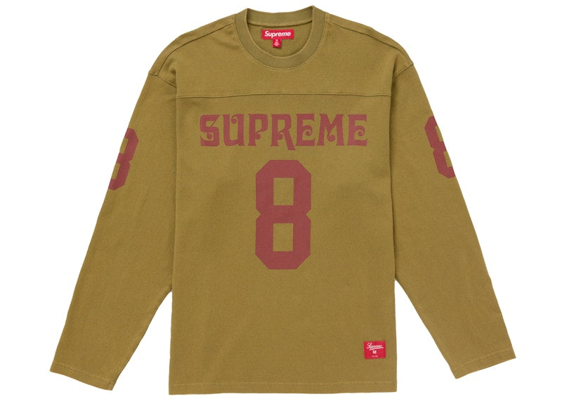 Supreme Affiliated L/S Football Top Light Olive